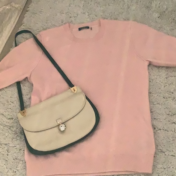 Magaschoni Sweaters - Magashoni Cashmere Short Sleeve Sweater EUC